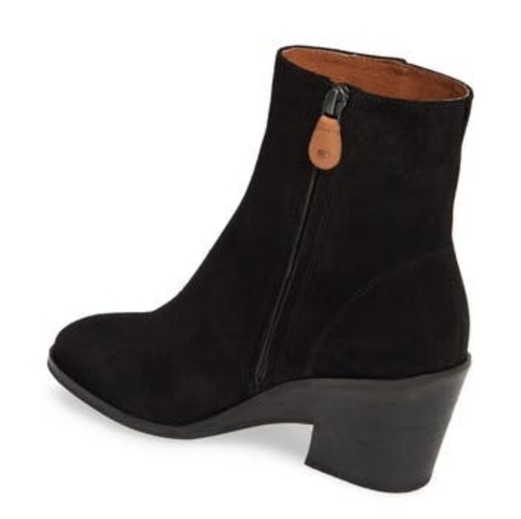 Kenneth Cole Blaise Black Leather Block Heel Boot - Picture 5 of 12